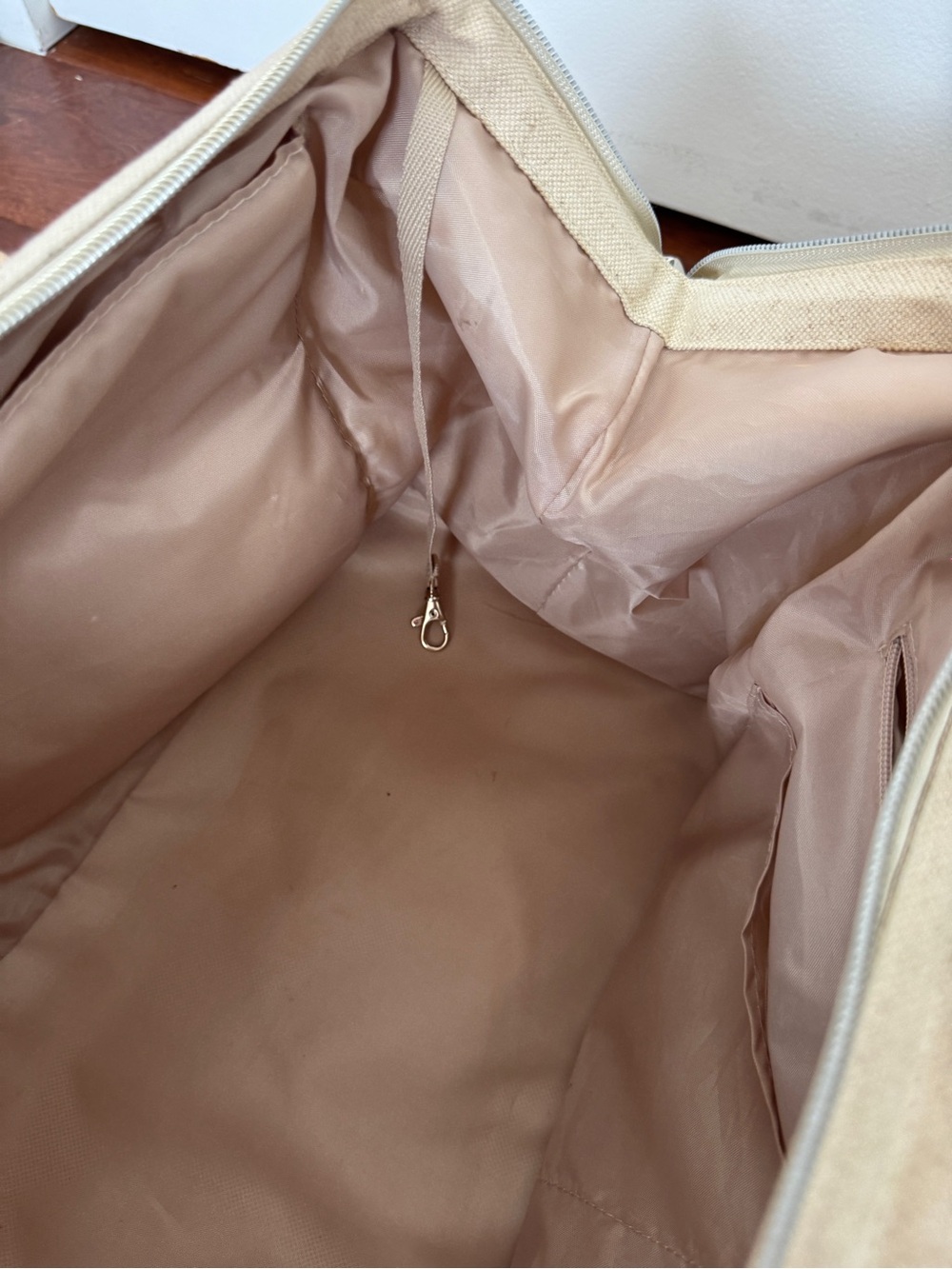 BÉIS Original Canvas Weekender Bag | Travel Carry-On with Bottom Compartment - Picture 10 of 15